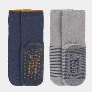 Calcetin Antideslizante Blue Grey Lassig