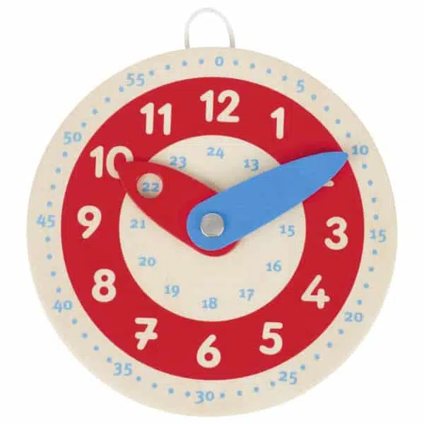 Reloj infantil de madera